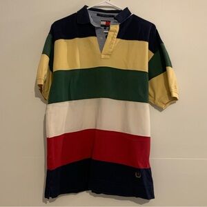 Tommy Hilfiger Colorful Striped Polo Shirt
